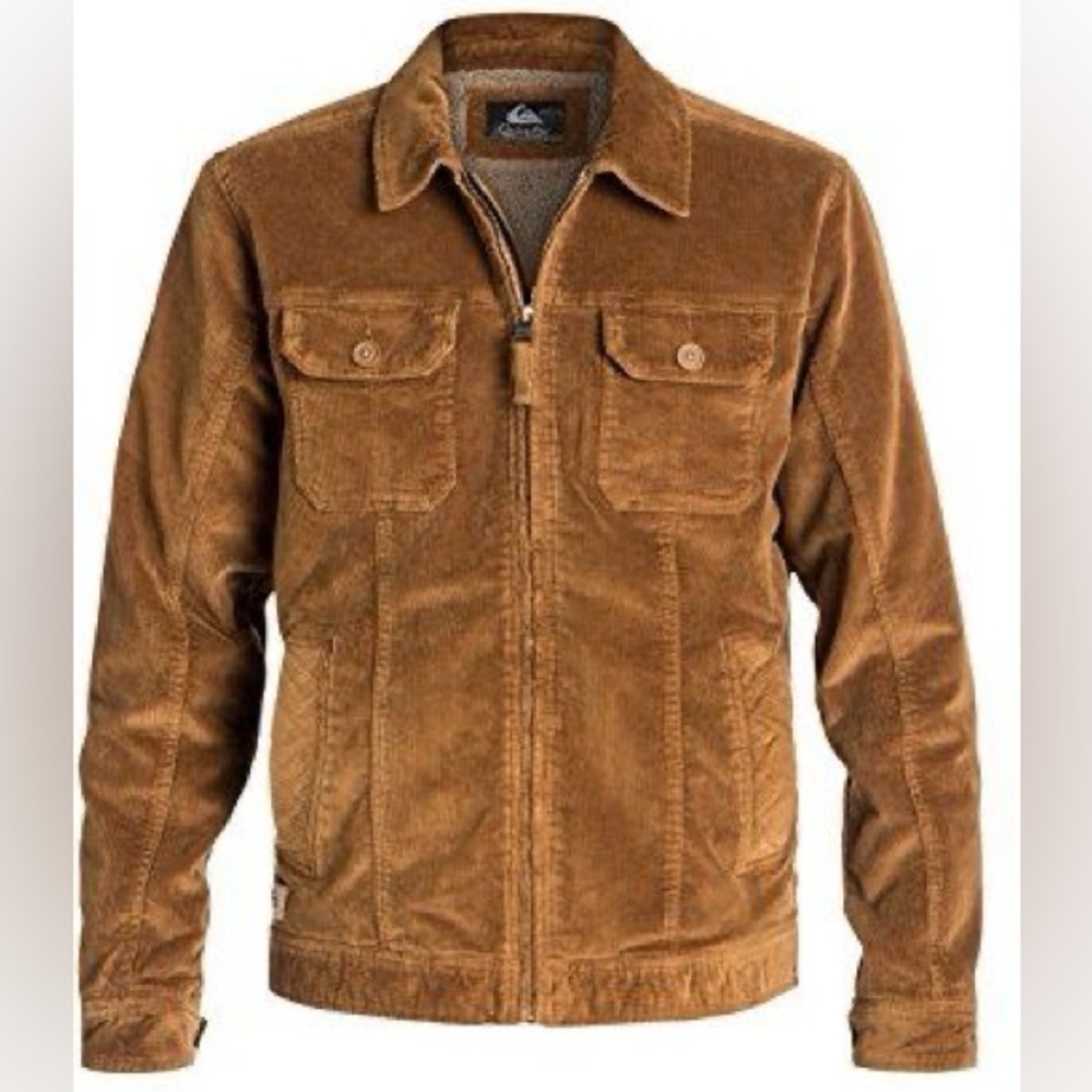 Quiksilver Men's Tan Corduroy Jacket